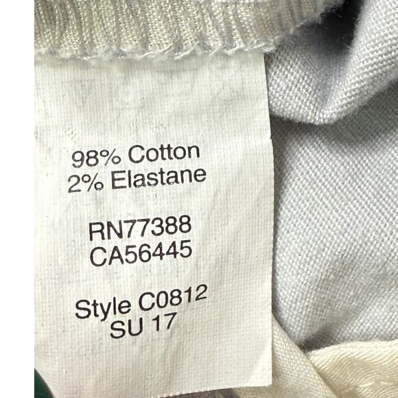 J. Crew 9" Frankie Stretch Chino Casual Mid Rise Shorts Pockets 12 Light Grey - Picture 9 of 15